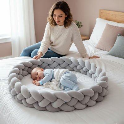 Tresse de lit | Douce et Sécurisante - Maman - bebeshop