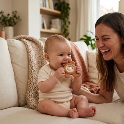 Anneau de dentition | Silicone Souple - Maman-bebeshop