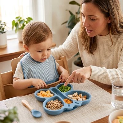 Assiette bebe | Ventouse - Maman-bebeshop