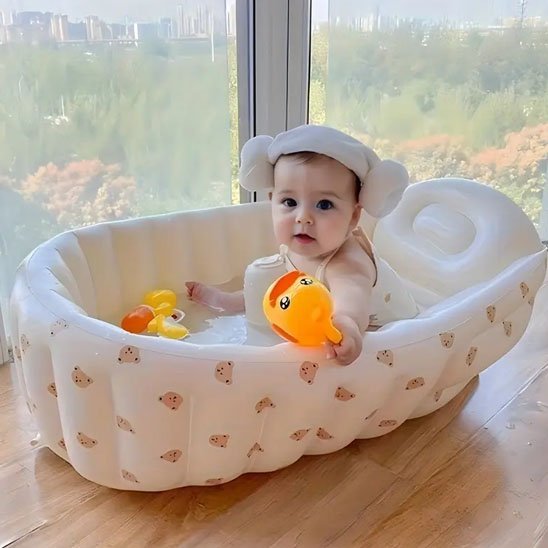 Baignoire bébé | Ergonomique et Sécurisée - Maman - bebeshop