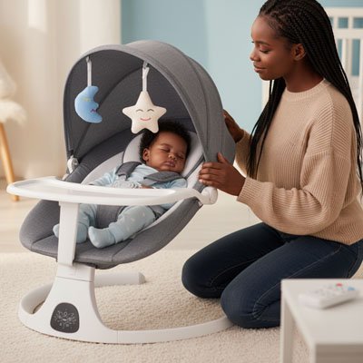 Balancelle bebe | Apaisante - Maman - bebeshop