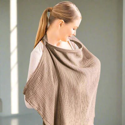 Cape d'allaitement - BreastfeedingCover™ - Beige - Maman - bebeshop