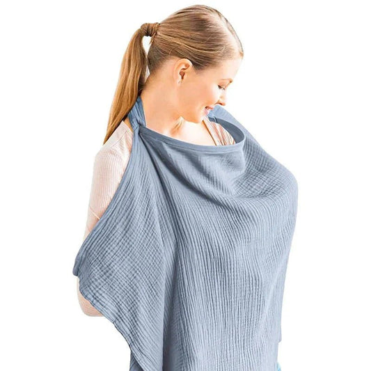 Cape d'allaitement - BreastfeedingCover™ - Bleu Ciel - Maman - bebeshop