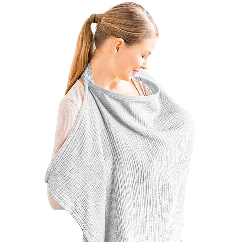 Cape d'allaitement - BreastfeedingCover™ - Gris - Maman - bebeshop