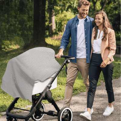 Cape d'allaitement - BreastfeedingCover™ - Gris - Maman - bebeshop