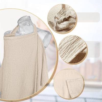 Cape d'allaitement - BreastfeedingCover™ - Khaki - Maman - bebeshop