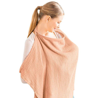 Cape d'allaitement - BreastfeedingCover™ - Peche - Maman - bebeshop