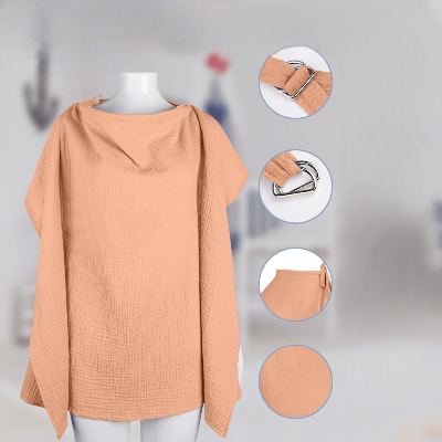 Cape d'allaitement - BreastfeedingCover™ - Peche - Maman - bebeshop