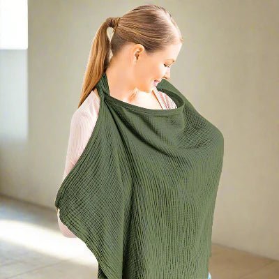 Cape d'allaitement - BreastfeedingCover™ - Vert - Maman - bebeshop
