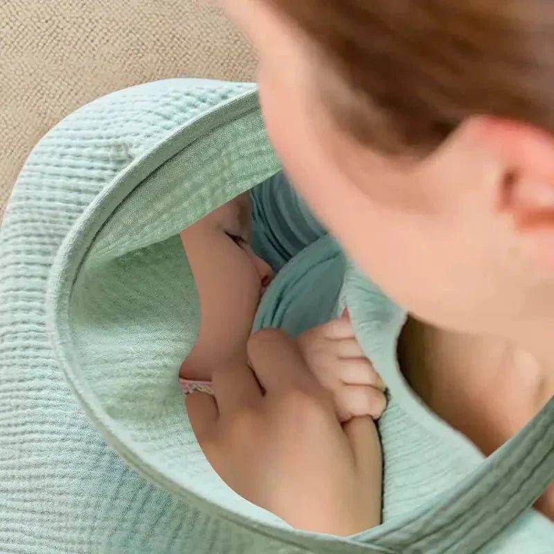 Cape d'allaitement - BreastfeedingCover™ - Vert Clair - Maman - bebeshop