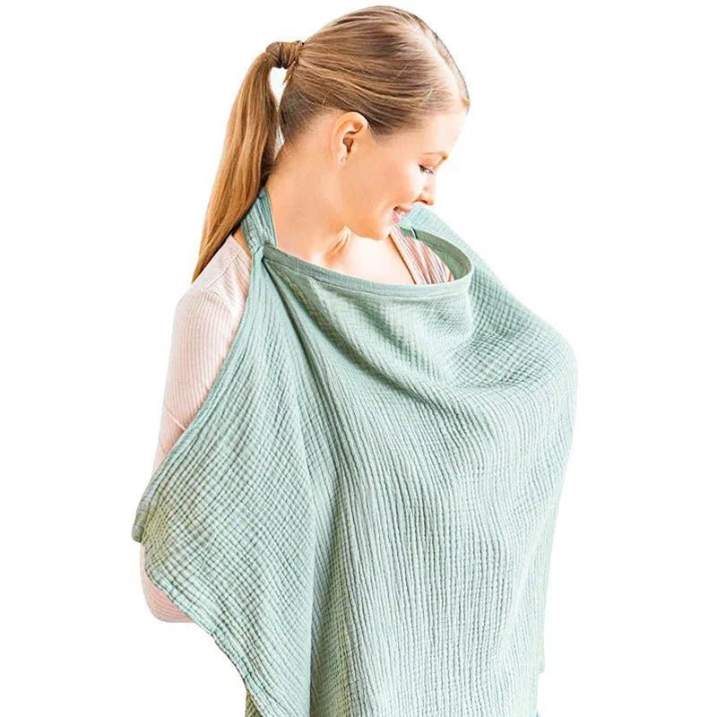 Cape d'allaitement - BreastfeedingCover™ - Vert Clair - Maman - bebeshop