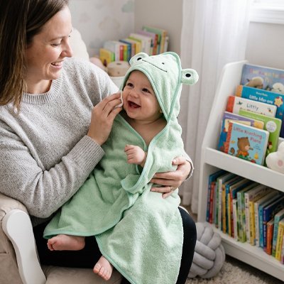 Cape de bain bébé | Ultra - Douce Absorbante - Maman - bebeshop