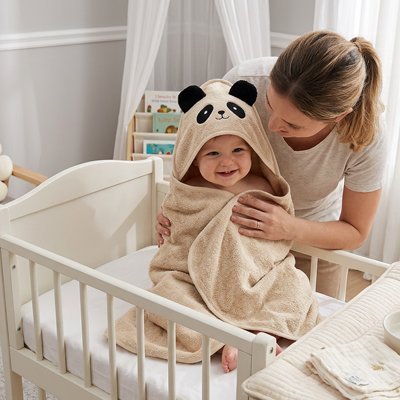 Cape de bain bébé | Ultra - douce absorbante - Maman - bebeshop