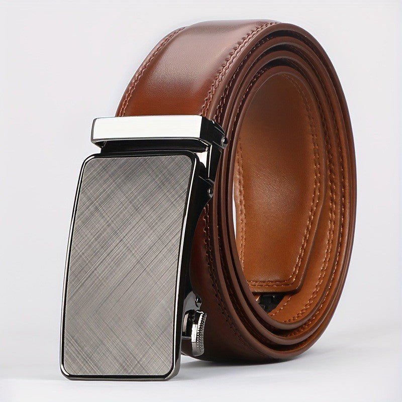 Ceinture avec Clip automatique en cuir pour homme à deux couches de cuir de vache - Maman-bebeshop
