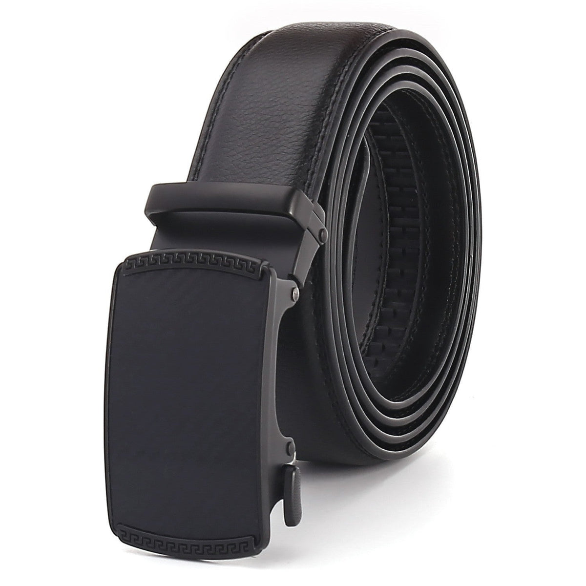 Ceinture avec Clip automatique en cuir pour homme à deux couches de cuir de vache - Maman-bebeshop