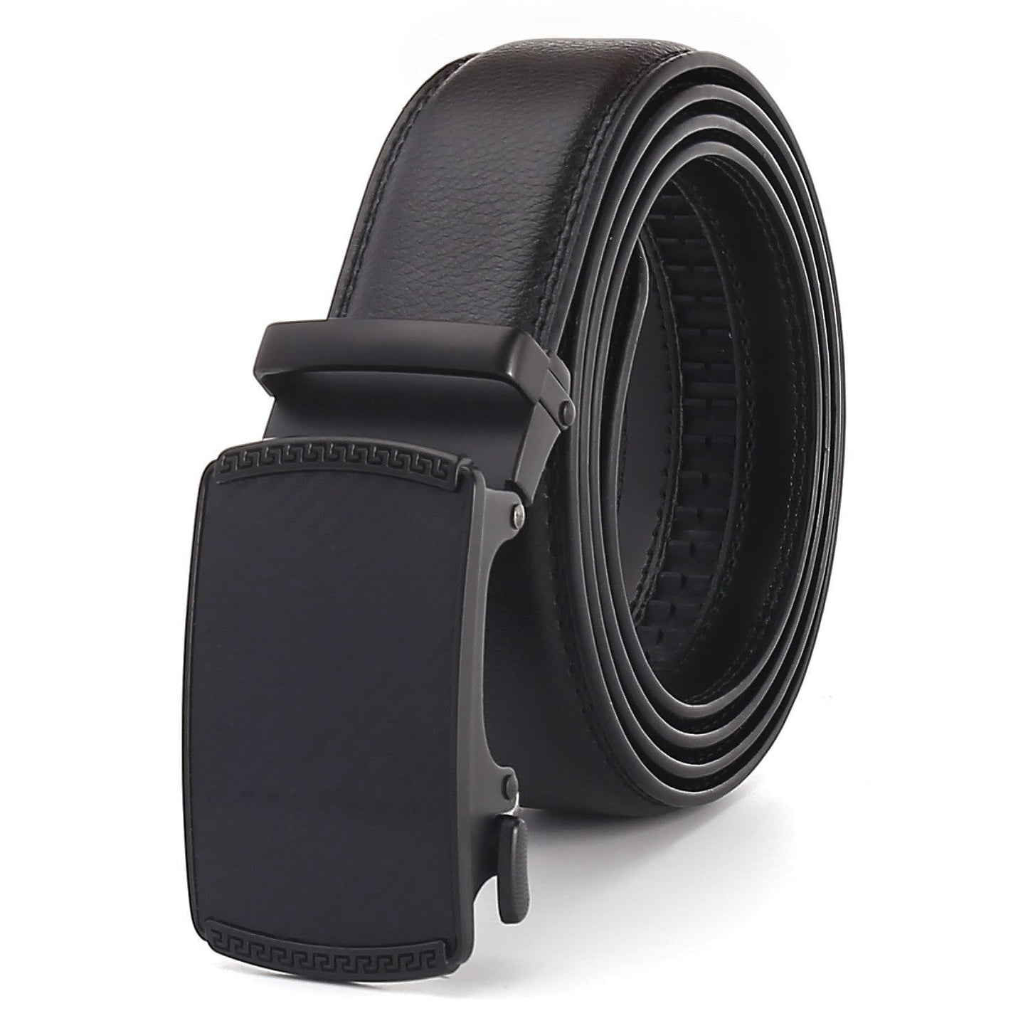 Ceinture avec Clip automatique en cuir pour homme à deux couches de cuir de vache - Maman-bebeshop