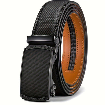 Ceinture avec Clip automatique en cuir pour homme à deux couches de cuir de vache - Maman-bebeshop