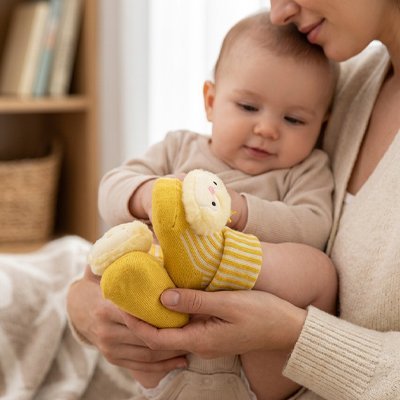 Chaussettes bebe | Antidérapantes - Maman - bebeshop