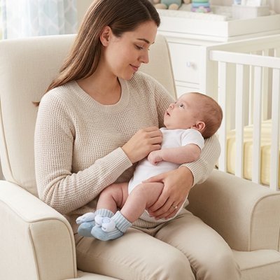 Chaussettes bebe | Antidérapantes - Maman - bebeshop