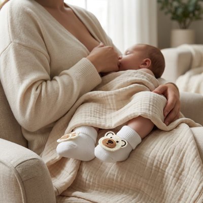 Chaussettes bebe | Antidérapantes - Maman - bebeshop