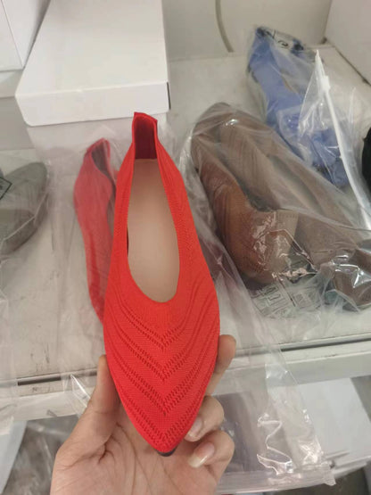 Chaussures pour femmes tricotées et aérées – Le confort - Maman-bebeshop