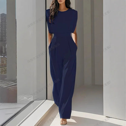 Combinaison Féminine Cintrée à la Taille – Élégance et Confort au Quotidien CombinaisonFemme - Maman-bebeshop
