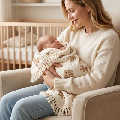 Couverture bébé | Ultra Douce - Maman - bebeshop