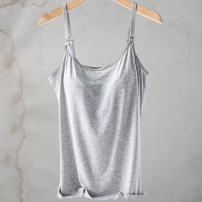 Débardeur Allaitement - NursingTank™ - Gris - Maman - bebeshop