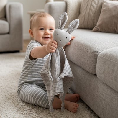 Doudou lapin | Ultra - doux - Maman - bebeshop