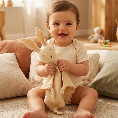 Doudou lapin | Ultra - doux - Maman - bebeshop