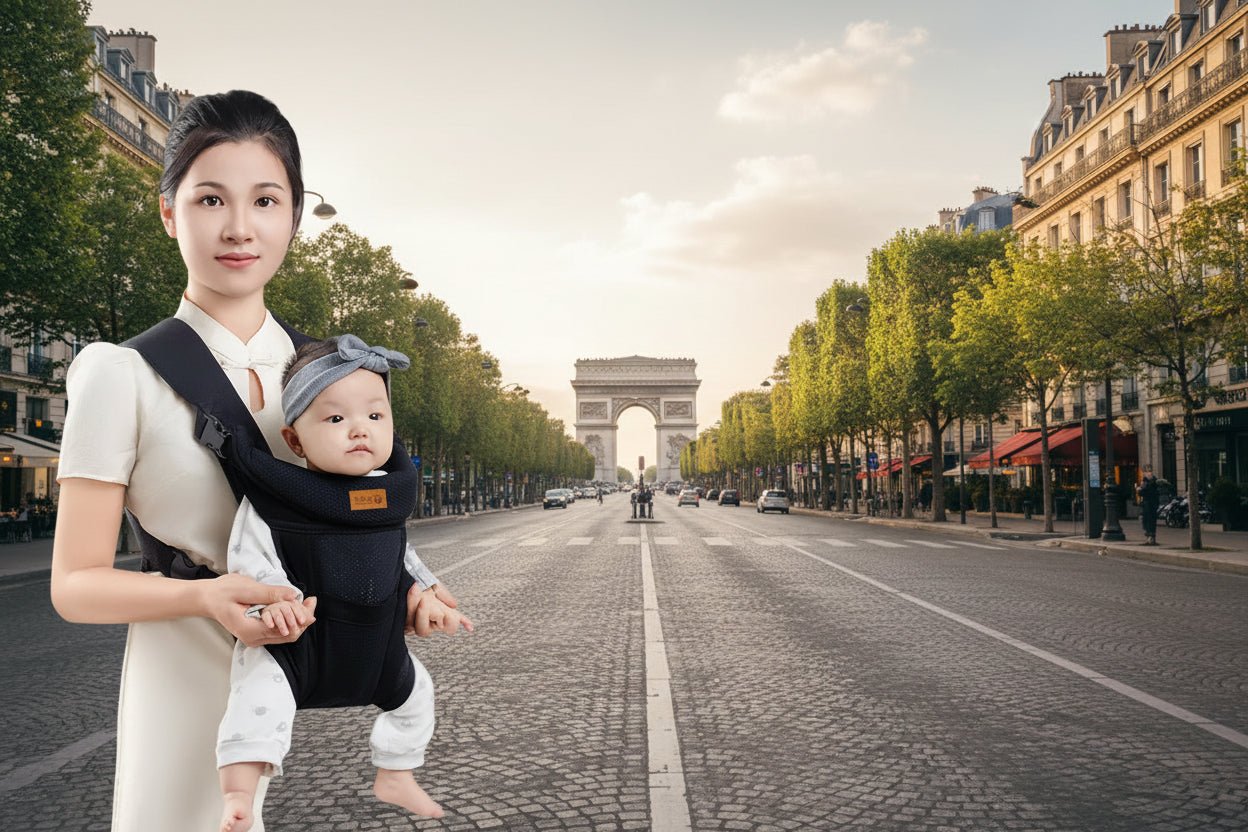 Echarpe de portage | Physiologique pour nouveaux-nés - Maman-bebeshop