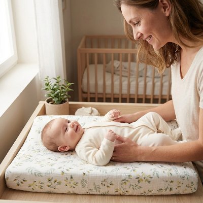 Housse matelas à langer | Douce et Imperméable - Maman - bebeshop