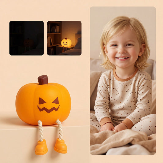 Lampe citrouille Halloween - Maman-bebeshop