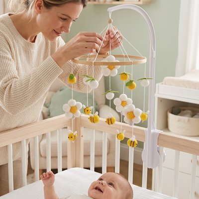 Mobile bébé | Apaisant Musical - Maman - bebeshop