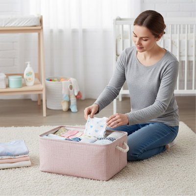 Panier rangement bebe | Organizer - Maman - bebeshop