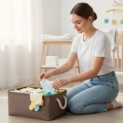 Panier rangement bebe | Organizer - Maman - bebeshop