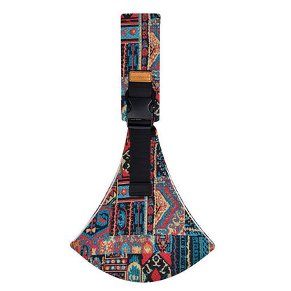 Porte-bébé en tissu à motifs - Maman-bebeshop