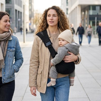 Porte bébé | Ergonomique - Maman - bebeshop