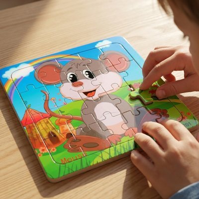 Puzzle bois | Créatif - Maman - bebeshop