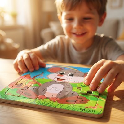 Puzzle bois | Créatif - Maman - bebeshop