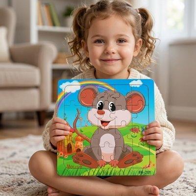 Puzzle bois | Créatif - Maman - bebeshop