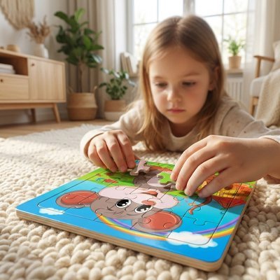 Puzzle bois | Créatif - Maman - bebeshop