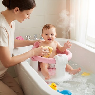 Siège de bain bébé | Sécurisé et Confortable - Maman-bebeshop