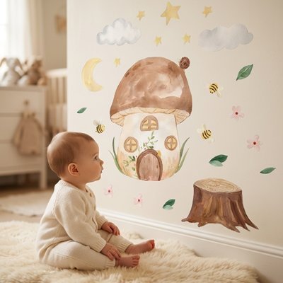 Stickers muraux enfant | Repositionnables - Maman - bebeshop