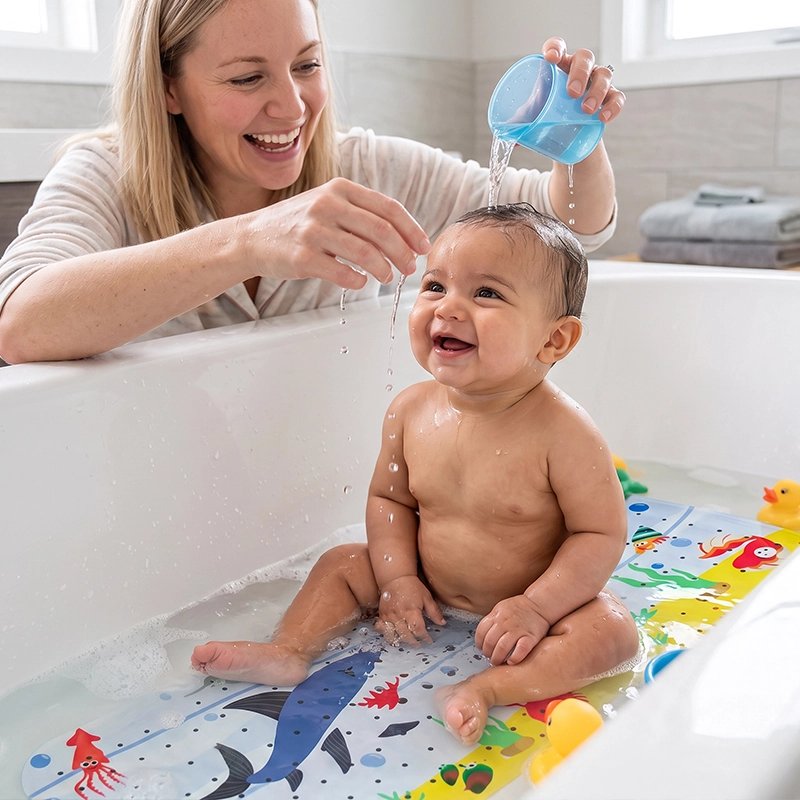 Tapis de bain pour bébé