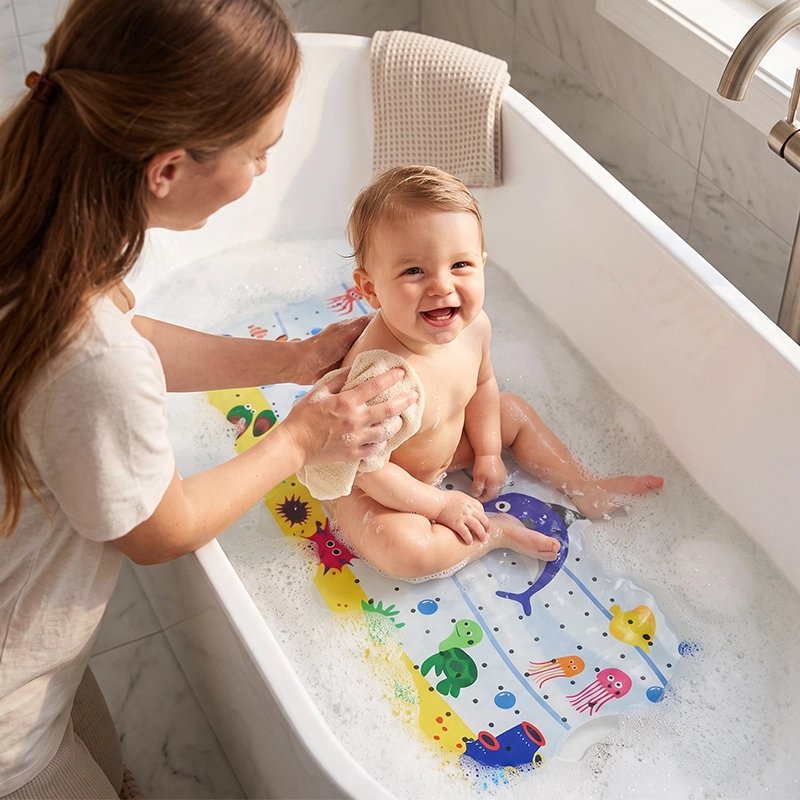 Tapis de bain pour bébé