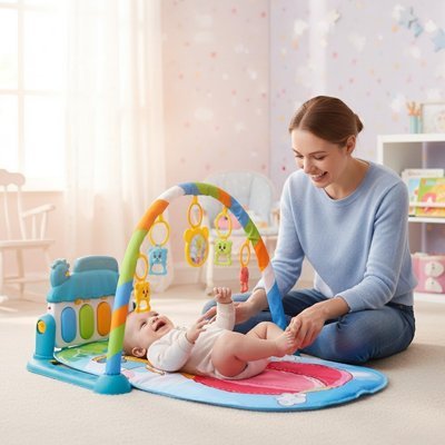 Tapis d'éveil bébé | Ultra - confortable - Maman - bebeshop
