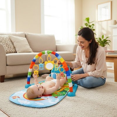 Tapis d'éveil bébé | Ultra - confortable - Maman - bebeshop