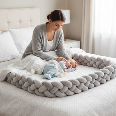 Tresse de lit | Douce et Sécurisante - Maman - bebeshop