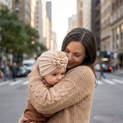 Turban bebe fille | Ultra - Doux - Maman - bebeshop